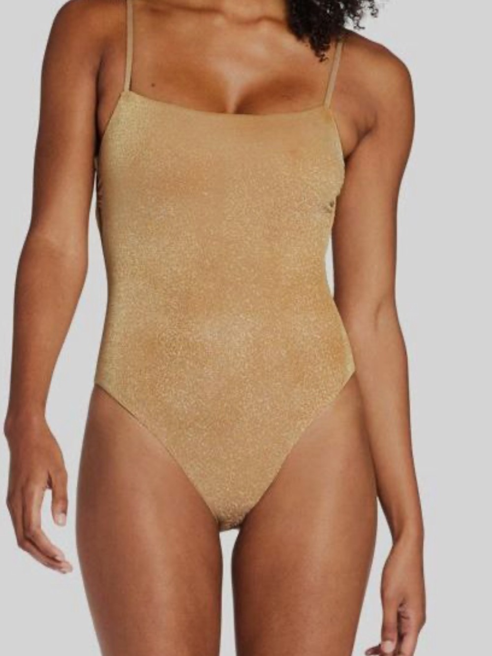 Jenna full one piece in glow metallic size M